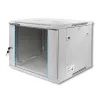 Armário rack QOLTEC 19 polegadas 9U 600x500x600 montagem na parede ou no chão caixa de servidor