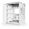 Caixa de PC NZXT H9 Flow Midi Tower branca – ATX/EATX/Micro ATX/Mini-ITX, 3x140mm à frente, 1x120mm atrás, 2x3,5 polegadas e 6x2,5 polegadas baías, vidro temperado