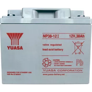 Yuasa NP38-12 - 38000 mAh - bateria de chumbo-ácido selada (VRLA) - 12V - 14,2 kg - 165 x 197 x 170 mm (NP38-12)