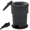 Chaleira elétrica Adler AD 1377G, capacidade 0,6 L, 600 W, cinzento, plástico/silicone/aço inoxidável