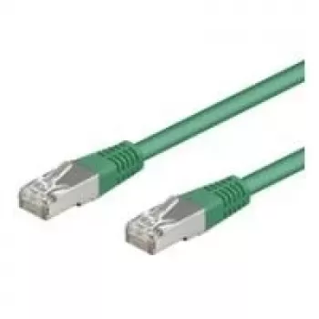 Cabo patch Wentronic Goobay CAT 5e, SF/UTP, verde, 50 m - mistura de cobre CCA (68052)