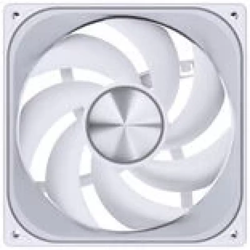 Ventoinha de caixa Jonsbo ZA-140W PWM ARGB 140 mm, branca, Infinity Mirror