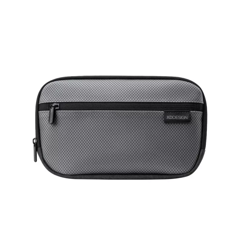 Necessaire XDDESIGN First-Class All-in-One Travel Organiser P706.3401, preto, fecho de correr, bolsa deluxe