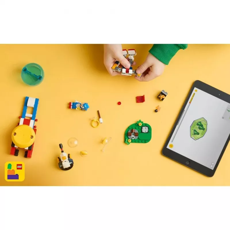 Brinquedo de construção LEGO Sonic the Hedgehog 77001 conjunto Campfire Showdown, 177 peças, 1 minifigura, idade 7+