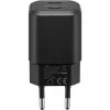 Carregador de parede GOOBAY 75333 — carregador universal AC-USB-C para interiores, 2x USB-C, 35 W, preto