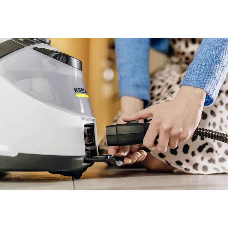 Limpa-vapores cilíndrico Kärcher SC 5 EasyFix IRON 1,5 l 2250 W preto, branco
