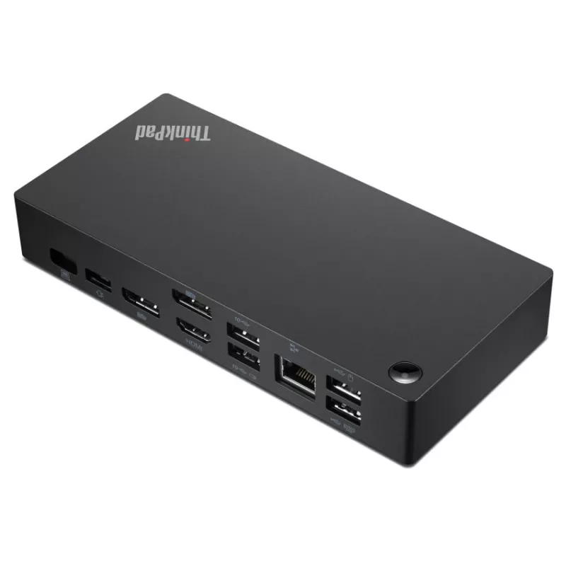 Lenovo ThinkPad Universal USB-C com fios USB 3.2 Gen 1 (3.1 Gen 1) Type-C preto