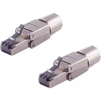 Conector de fio RJ-45 metálico ShiverPeaks BS08-51005-2 (pack de 2)