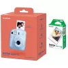 Fujifilm | Máquina Instax Mini 12 + Instax Mini Glossy (pack de 10) | azul-pastel | 800