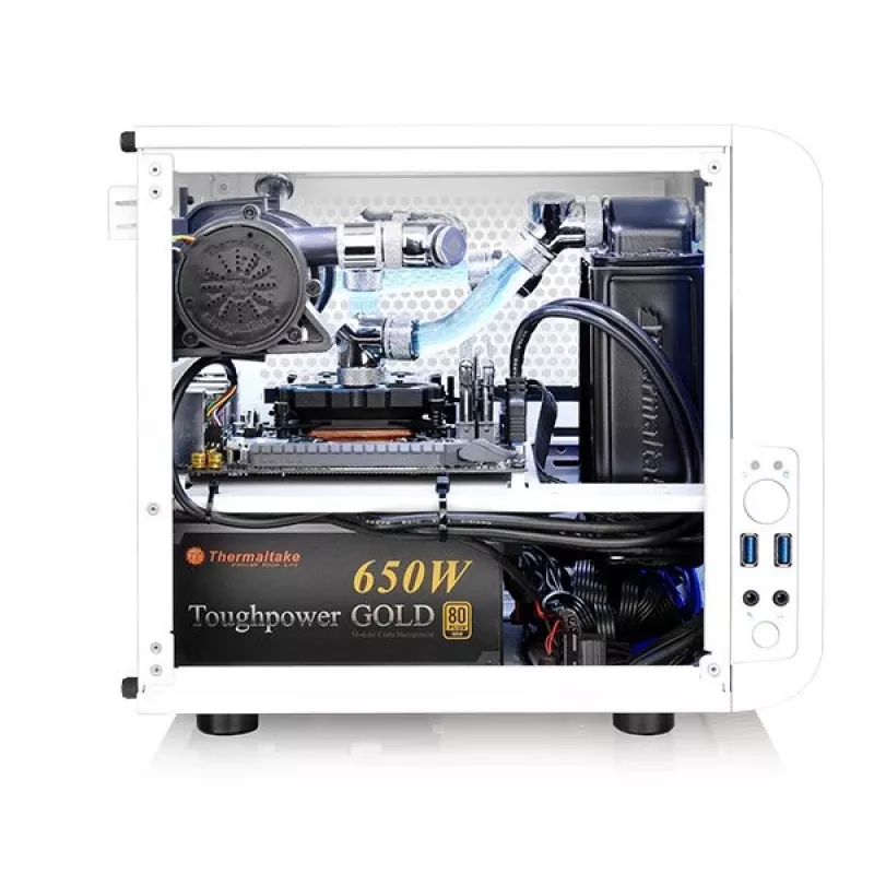 Thermaltake Core V1 Snow Edition cubo branco