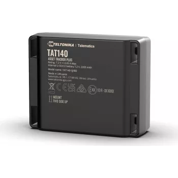Rastreador de Ativos TELTONIKA TELEMATICS TAT100TSBAB0 — Rastreador Universal 2G, preto, resistente ao pó e à água, 0,128 GB de armazenamento, Micro-USB, Bateria LiSoCl2 7,2 V, 115 g, 63×78 mm