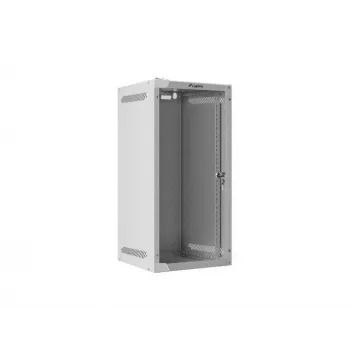 Armário rack Lanberg WF10-2312-10S 12U montagem na parede cinzento