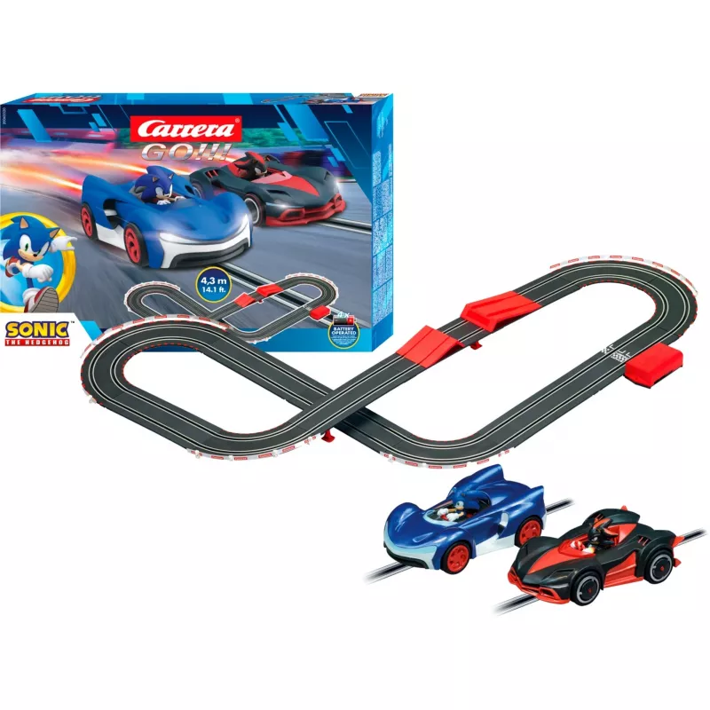 CARRERA GO Pista Sonic 4,3 m + curva inclinada 20063520