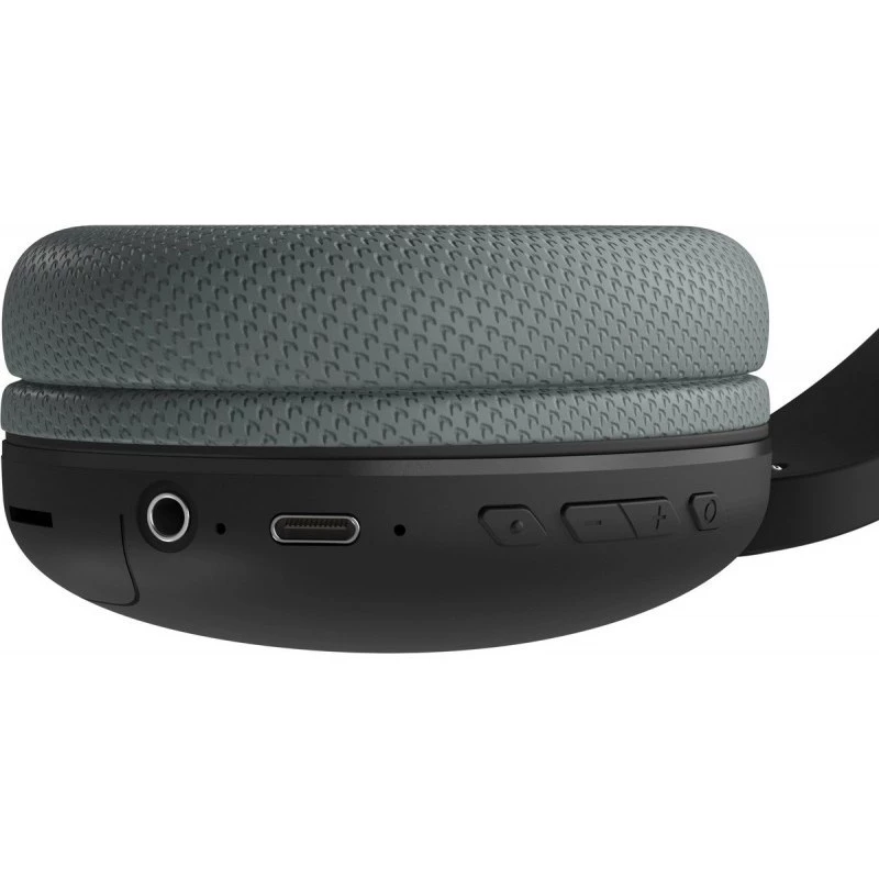 Defender FreeMotion B480 63480 auscultadores sem fios supra-auriculares, Bluetooth 5.3, USB-C, AUX, microSD, até 14 h, 20-20000 Hz, pretos