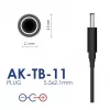 Fonte de alimentação universal Akyga AK-TB-11 9 V / 1 A, 9 W, ficha 5,5 x 2,1 mm, 1,5 m