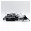 Fio de luzes RealPower 463614 LED 12 lâmpadas branco quente 4,9 m a pilhas (AA)