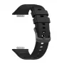 Pulseira de silicone FIXED para Huawei Watch Fit 2 – preto, pulseira de substituição macia e flexível