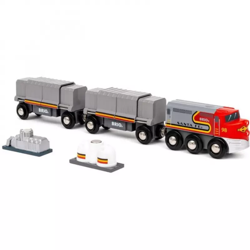 Comboio BRIO World Santa Fe Train Trains of the World multicolor