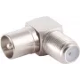 Adaptador angular IEC ShiverPeaks BS85209 — conector fêmea IEC C13 para ficha IEC C14 angular