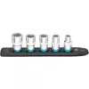 Conjunto de chaves de caixa Hazet 900-SR/5 encaixe 1/2 polegadas chaves de caixa sextavadas SW 10–22, 5 peças
