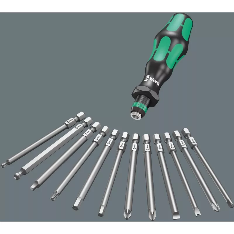 Conjunto de chaves de fendas combinadas Wera Kraftform compact 62
