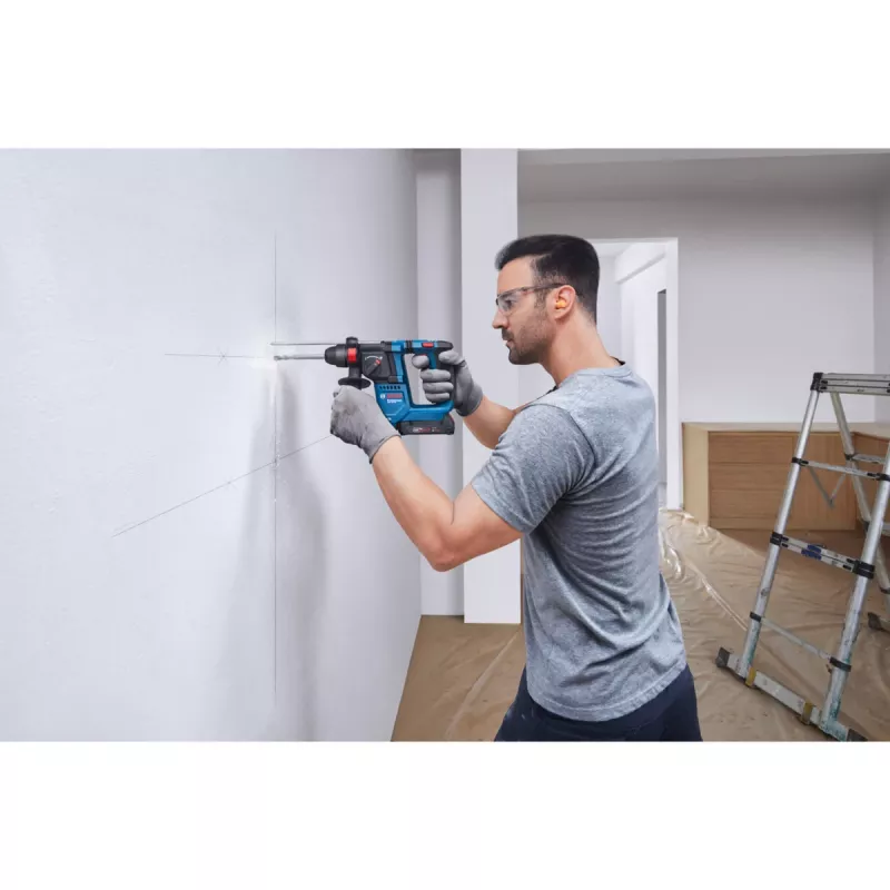 Martelo perfurador sem fio GBH 18V-18 Professional solo, 18 Volt (azul/preto, sem bateria e carregador)