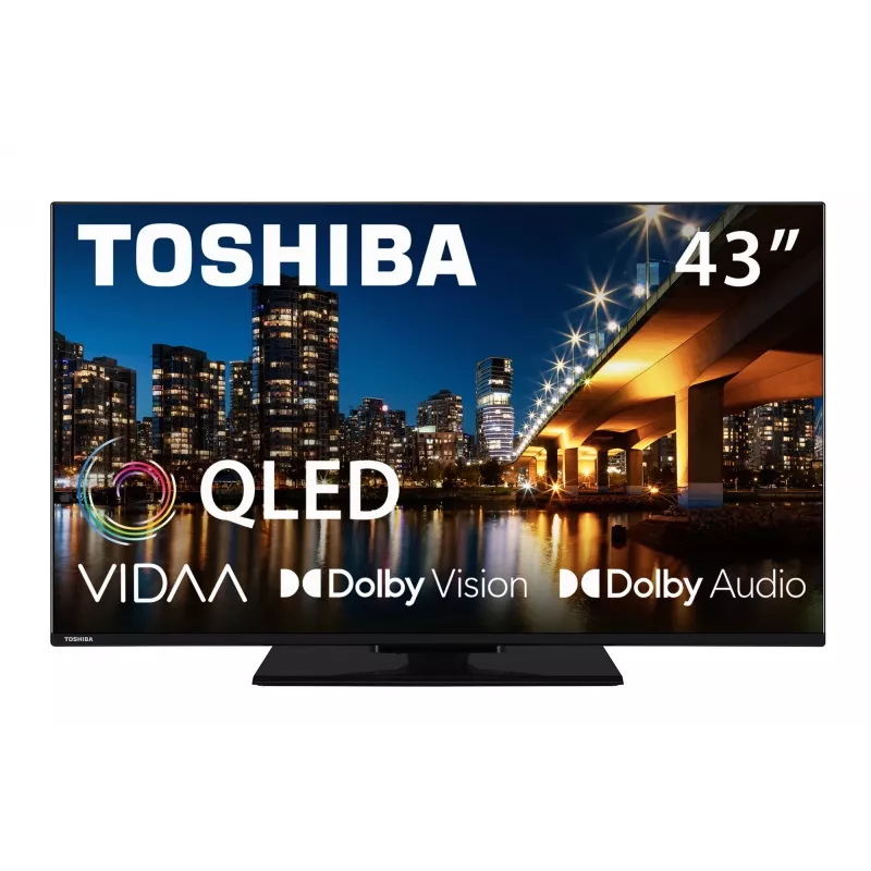 TV Toshiba 43QV3463DG 43 polegadas 4K Ultra HD QLED 3840 x 2160