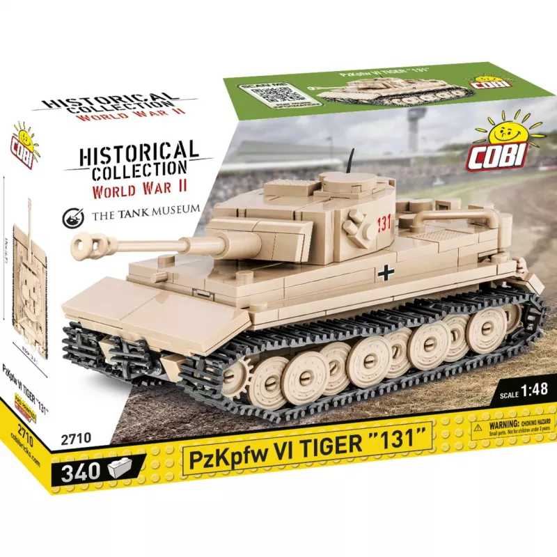 Cobi Escala 1:48 PzKpfw VI Tiger 131 Kit de montagem