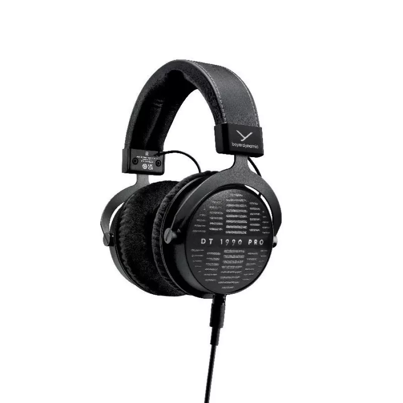 Auscultadores de estúdio Beyerdynamic DT 1990 Pro MKII — com fios, 30 Ω, 5–40000 Hz, 376 g, preto