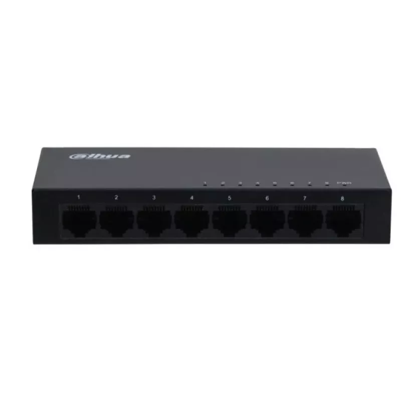 Dahua Technology SG1008-EUR switch de rede não gerido L2 Gigabit Ethernet (10/100/1000) preto