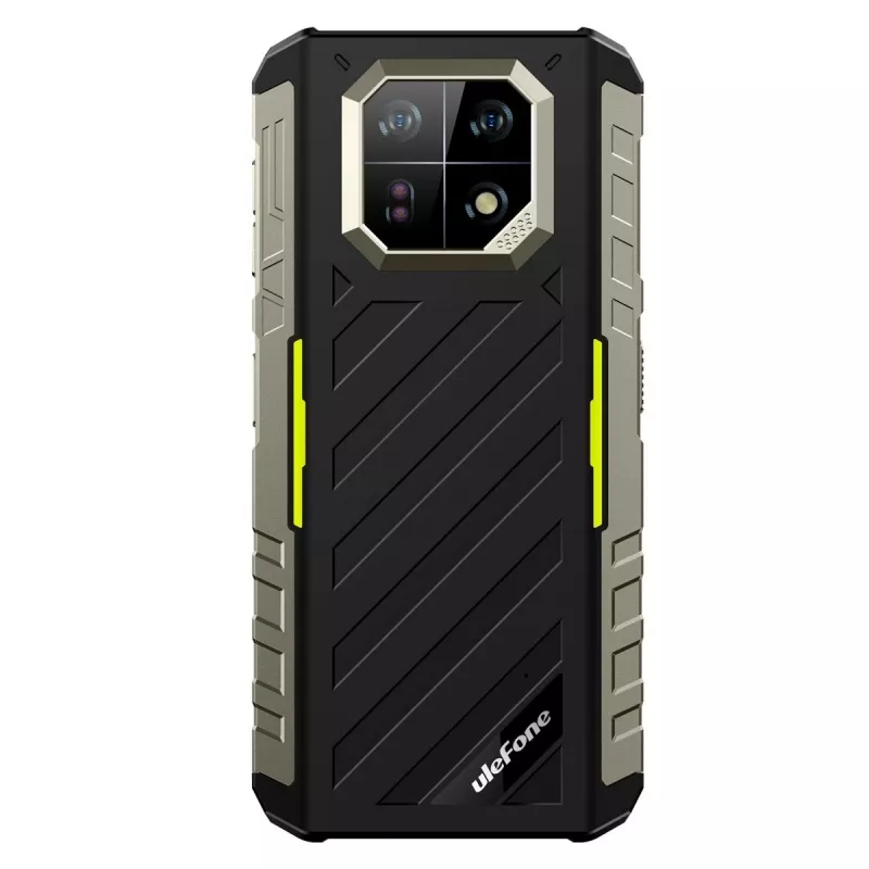 Smartphone robusto UleFone Armor 22 4G, 9 GB RAM, 128 GB armazenamento, IP69K, verde