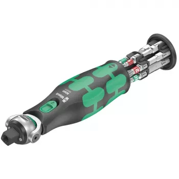 Wera Zyklop 8009 Pocket Imperial Set 1 - chave de fendas com catraca e conjunto de bits