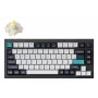 Teclado mecânico Keychron Q1 Max 75% com Banana Switches, Carbon Black