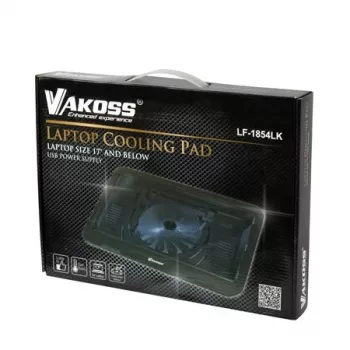 Base de refrigeração para portátil Vakoss LF-1854LK 43,2 cm (17 polegadas) preto