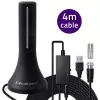Antena de televisão QOLTEC TV DVB-T/T2 Qoltec (interior/exterior) Modelo 57065