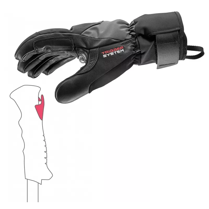Leki Hevon Thermo 3D luvas de esqui, tamanho 9.0
