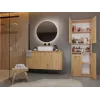 Top E Shop NEL 1K DK ART KPL armário de arrumação para casa de banho, carvalho