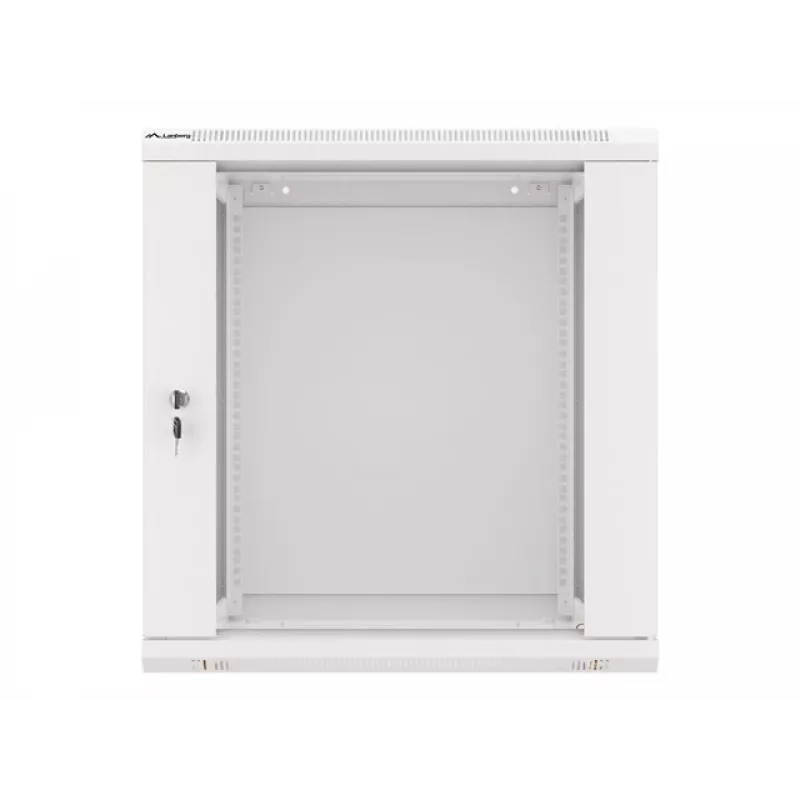 Armário de instalação de parede Lanberg 19'' 12U 600x600mm cinzento (porta de vidro)