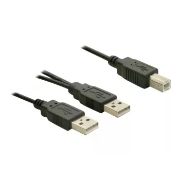 Cabo USB DeLOCK USB-B/USB-A 1 m preto