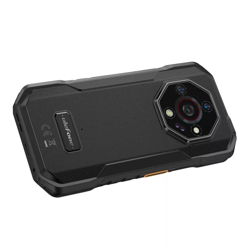 Ulefone Armor X32 UF-AX32/BK smartphone, 5,65 polegadas, 6 GB RAM, 128 GB, Android 14, 5500 mAh, Future Black