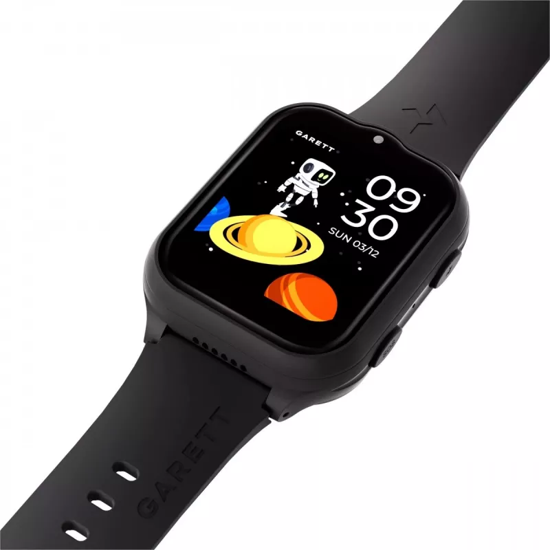 Smartwatch para criança Garett Kids eSim 4G preto