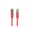 Lanberg PCF6-20CC-0100-R Cabo patch Cat.6 F/UTP, pack de 10, 1 m, Vermelho