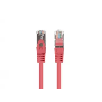 Cabo de patch Lanberg PCF6-20CC-0100-R Cat.6 F/UTP, pack de 10, 1 m, vermelho