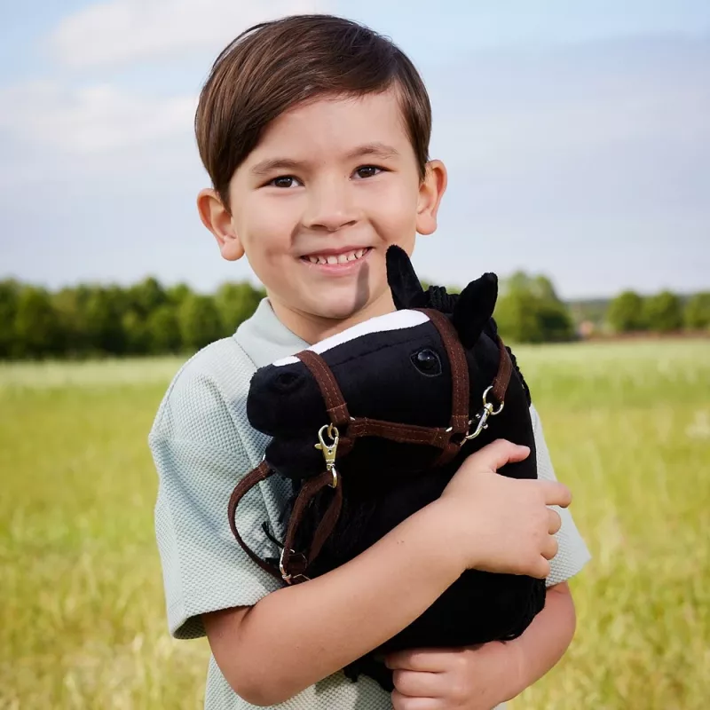 Cavalo de pau HOPPIHORSE Hobby Horse A4 preto