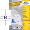 Etiqueta autocolante Avery 3653 retangular permanente branco 1400 unid.