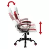 Cadeira de escritório Subsonic SA5573-AC1 assento acolchoado encosto acolchoado branco