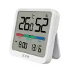 Sensor de temperatura e humidade interior SAVIO CT-01/W, ecrã LCD, -10–55 °C, 10–99 % HR, pilha CR2032