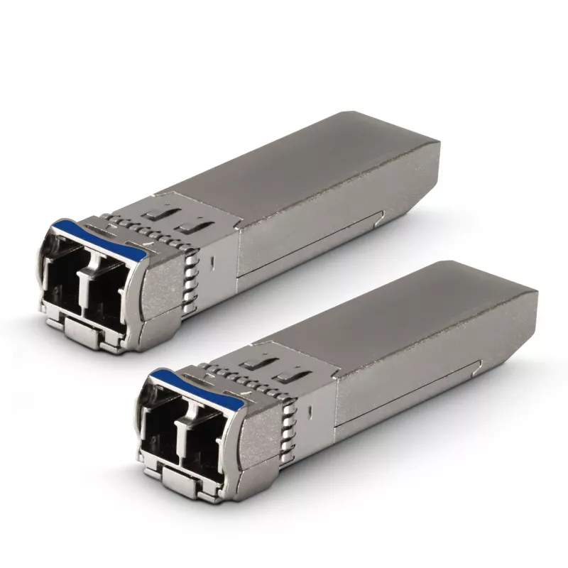 Extralink EX.35917 módulo transcetor SFP+ 10G, 1310 nm, 2 km, monomodo, DOM, pack de 2