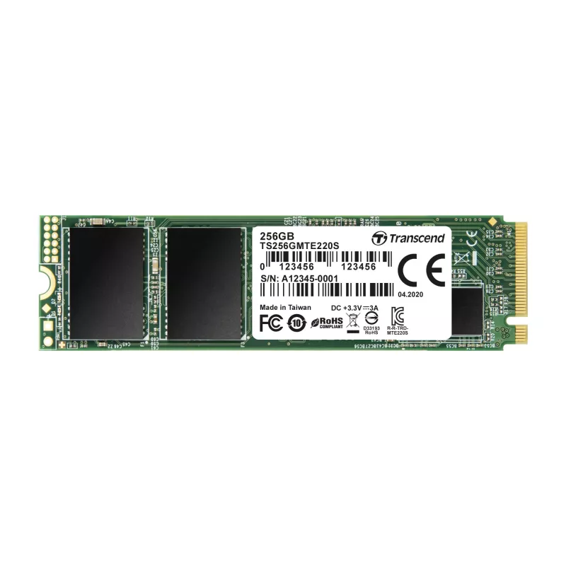 Unidade SSD Transcend 220S 256 GB M.2 PCIe