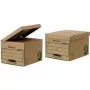 Caixa de armazenamento Fellowes 4472205 caixa de armazenamento preta, castanha retangular papel (4470809)